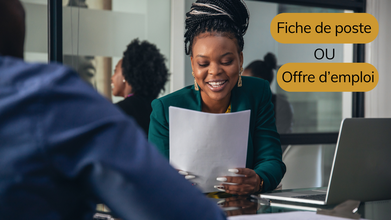 Fiche de poste ou Offre d’emploi ?